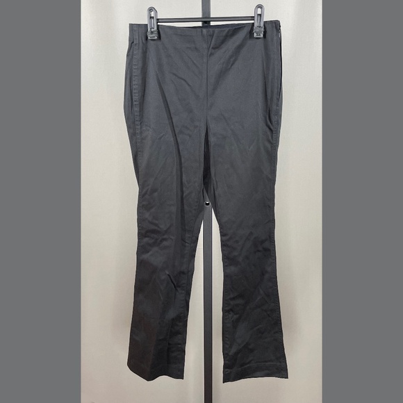 NEW Lilly Pulitzer Pants Womens 4 black ocean cay straight crop preppy casual - Picture 1 of 11